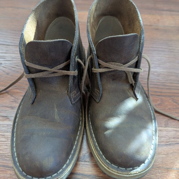Clarks Original Waxed Leather Desert Boot - Picture 3 of 7